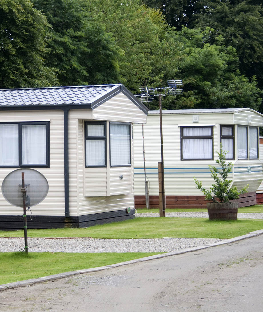 Manufactured homes in an Ohio residential community